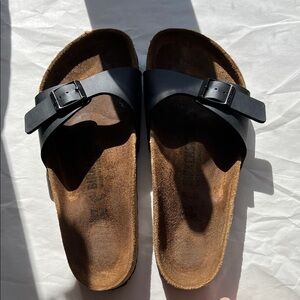 Birkenstock Madrid Black Sandals - EU 37